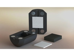 magnetic filament dust filter 3d printer accessories accessory 3d print model - Mito3D