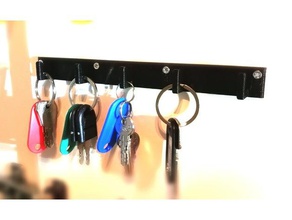 anahtar tutucu organizasyon 5 adet hak kolu kanca anahtarları mutfak dolap çok 3d print model - Mito3D