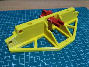 anet a8 y-axis idler custom belt tensioner 3d printer parts mods upgrade created freecad 3d print model - Mito3D