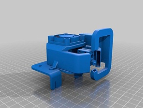 cr-10 dual oem part cooling fan 3d printer parts duct cr-10mini replacement 3d print model - Mito3D