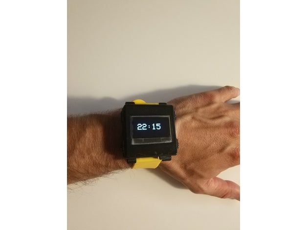 diy smartwatch 3D print model - Mito3D