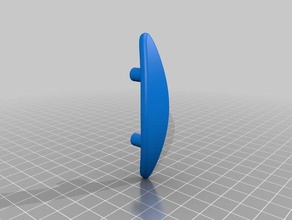 maniglia household door handle 3d print model - Mito3D