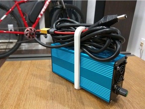 luna mini cable del cargador de titular organización ebike 3d print model - Mito3D
