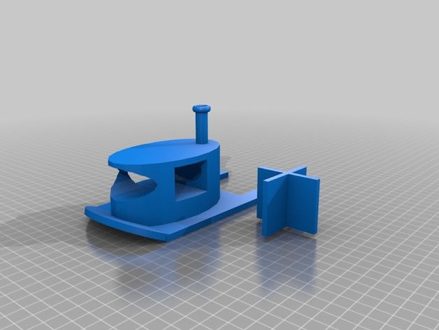 bote de remo 3d impresión 3D print model - Mito3D