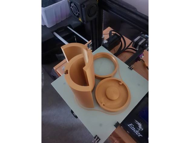 lost wax metal casting mold flask tools tool ring 3D print model - Mito3D