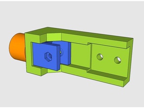 2020 tensioner tronxy x3 axis 3d printer parts belt vslot 3d print model - Mito3D