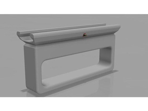 airsoft box grip picatinny rail sport outdoors bronze pla 3d print model - Mito3D