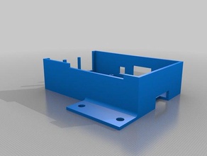 pi rack mount vertical computer 3d print model - Mito3D