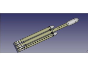 Şahin ağır model roket uçan araçlar 3d print model - Mito3D