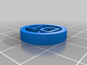 Daten-Verfolger token infinity-Spiel Münzen Abzeichen angepasst 3d print model - Mito3D