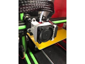 anet e10 verbessert lüfterverkleidung microswiss all-metal-hotend 3d Drucker Teile 3d print model - Mito3D