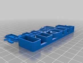frank caixa recipientes personalizado 3d print model - Mito3D