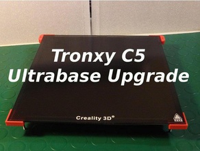 tronxy c5 ultrabase bed upgrade 3d printing printer heated sgabolab 3d print model - Mito3D