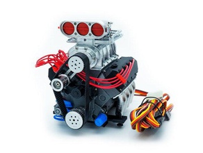 110 ddw vardır v8 supercharger motor rc araç iş ortamına uygun olmayan 3d print model - Mito3D