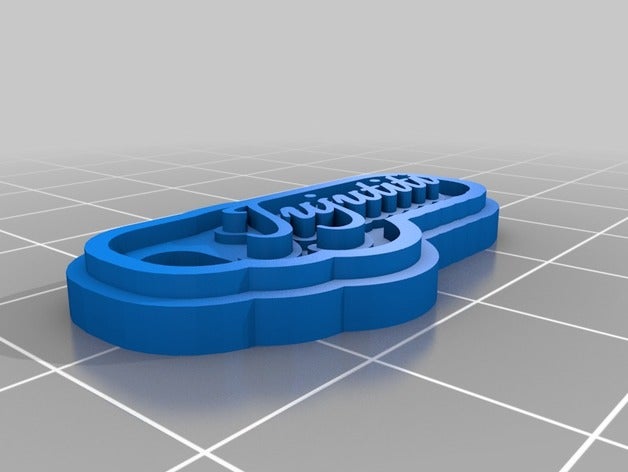 serre 6 &egravemec de porte-clés personnalisé 3D print model - Mito3D