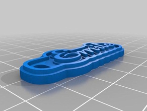 merle cl&eacutement6c keychains customized 3d print model - Mito3D