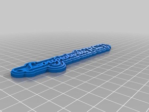 evan gros 6c Schlüsselanhänger angepasst 3d print model - Mito3D