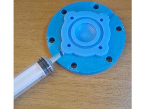 moule 4 capteur de pression à membrane le bricolage la l'air moulage jauge en silicone 3d print model - Mito3D