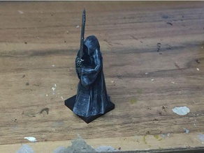 nazgul people 28mm dnd miniature evil lord rings lotr ring wraith ringwraith skull wargaming warhammer 3d print model - Mito3D