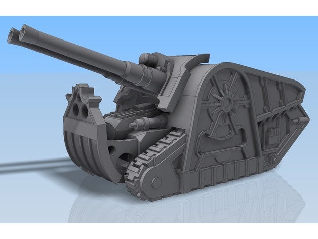 échelle épique minotaure jeux 30k l'artillerie epic30k epic40k la garde impériale automoteur warhammer 40k wh40k 3D print model - Mito3D