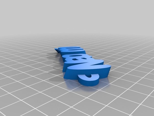 naomi Schlüsselanhänger angepasst 3D print model - Mito3D