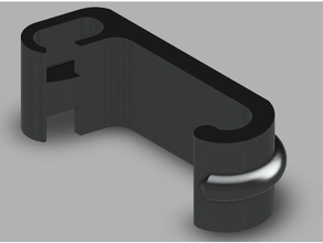 floresan tüp kapağı tutucu yedek parçaları 3d print model - Mito3D