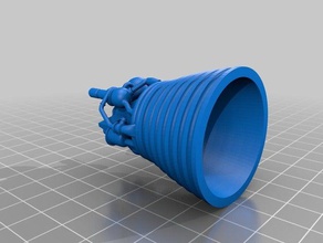 j2 engine manually added supports print whole vehicles 3d print model - Mito3D
