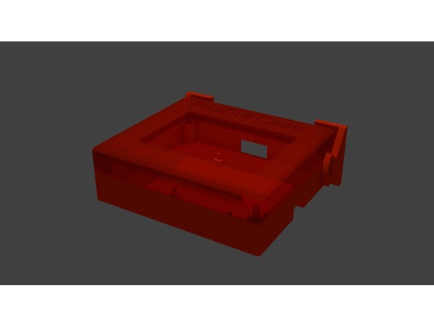 parametric raspberry pi mouted display case electronics quimat raspberri 3D print model - Mito3D