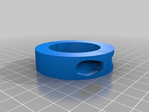 maßgeschneiderte 40mm split-stop Halsband Teile 3d print model - Mito3D
