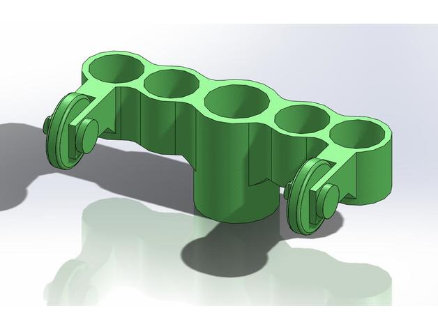 wc-Gewicht-Halter WC-Spülung Bad WC flusher wc 3D print model - Mito3D