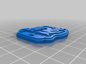 ian noe tag keychain keychains customized 3d print model - Mito3D