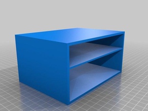 makeup organizer 2 solutions containers 3d print model - Mito3D