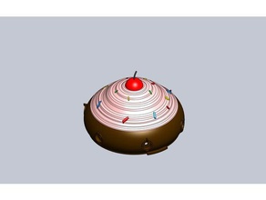 vorpal hexapod cupcake cap robotics 3d print model - Mito3D