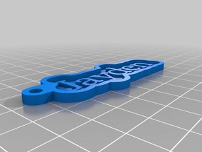 jayden Anahtarlık özelleştirilmiş 3d print model - Mito3D