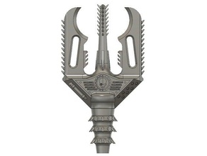 warhammer omnisian axe sahne 40000 40 k cosplay alan glaive plazma güç rahip kılıç tech silah 3d print model - Mito3D