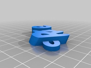 rose Schlüsselanhänger angepasst 3d print model - Mito3D