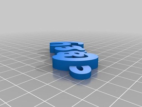 casey keychains customized 3d print model - Mito3D