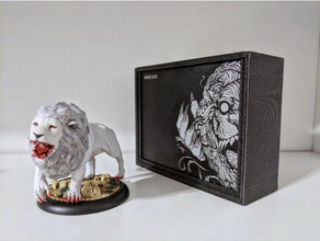 white lion kivot&oacutes non-sleeved theia series kingdom death monster toy game accessories deck box kdm theia system