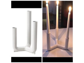 candle stand ikea sculptures holder kerzenhalter 3d print model - Mito3D