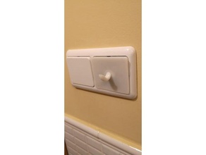 pulsador para interruptor pared wall Schalter-Knopf Haushalt 3d print model - Mito3D
