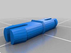fischertechnik clip axle 15mm rastachse Bau Spielzeug 3d print model - Mito3D