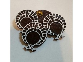 Türkei pin Kostüm thanksgiving 3d print model - Mito3D