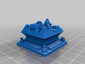 my customized space cities generator math art 3d print model - Mito3D