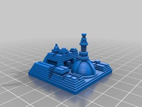 my customized space cities generator math art 3d print model - Mito3D