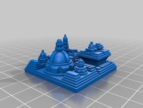 my customized space cities generator math art 3d print model - Mito3D