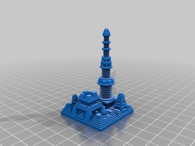 my customized space cities generator math art 3D print model - Mito3D