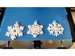 des flocons de neige décor les jours fériés nsfw l'hiver 3d print model - Mito3D