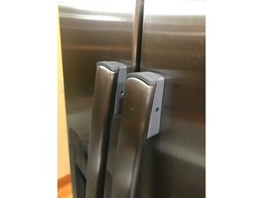 ge frigorífico aço inoxidável com alça de suporte substituição partes geladeira 3d print model - Mito3D