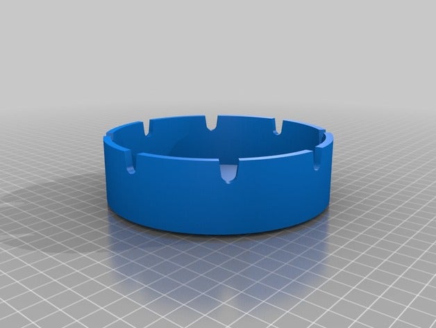 meine angepasste Aschenbecher Container 3D print model - Mito3D