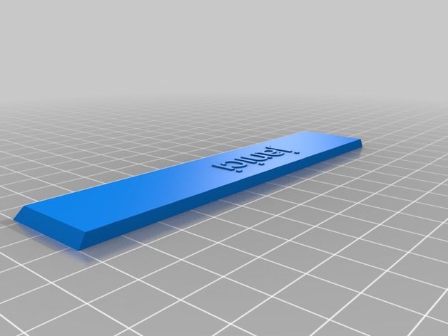 my customized pelican nameplate customizer electronics 3D print model - Mito3D